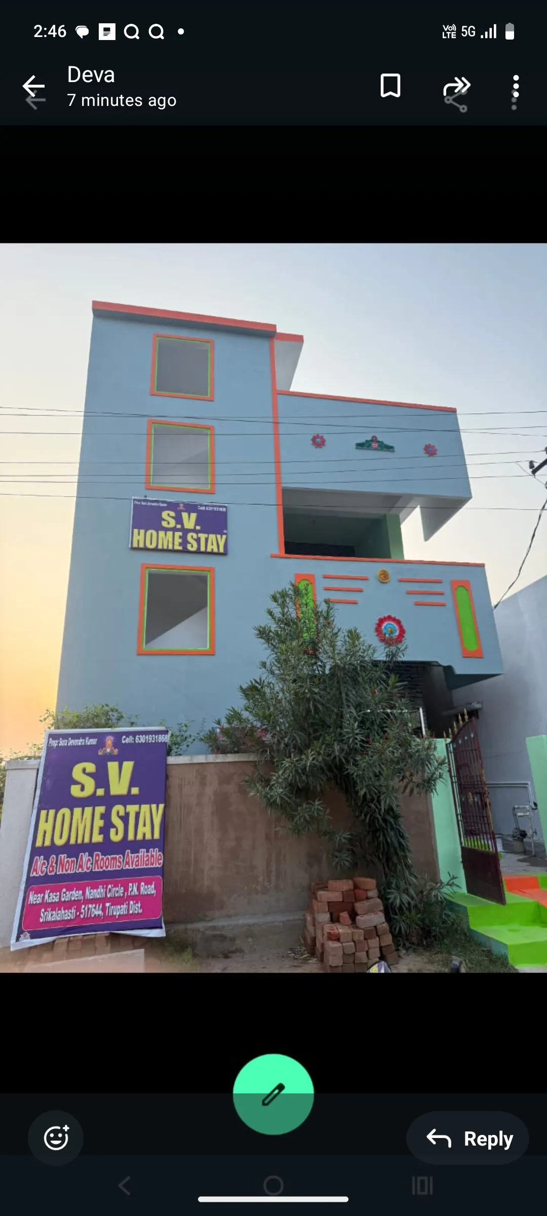 S V HOME STAY