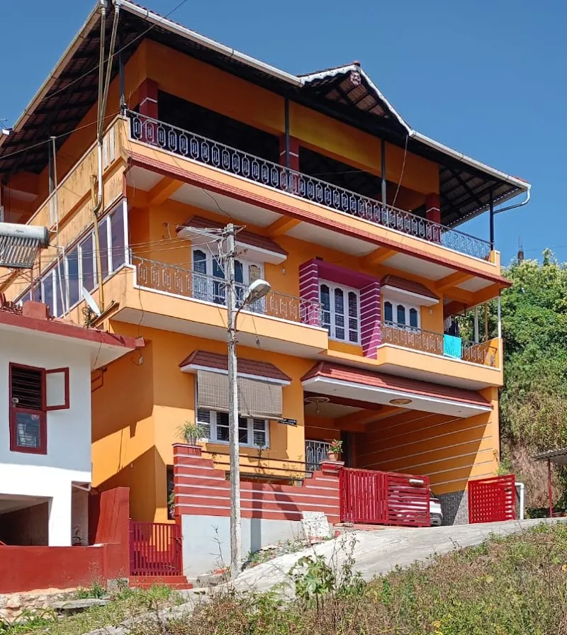 Coorg city scenery home homestay